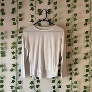 white long sleeve shirt